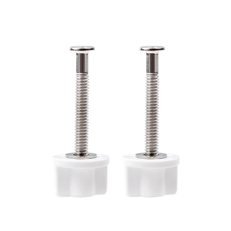 Toilet Seats Hinge Bolts Stable Screw Set Simple Installation for Firm Attachment Dropship