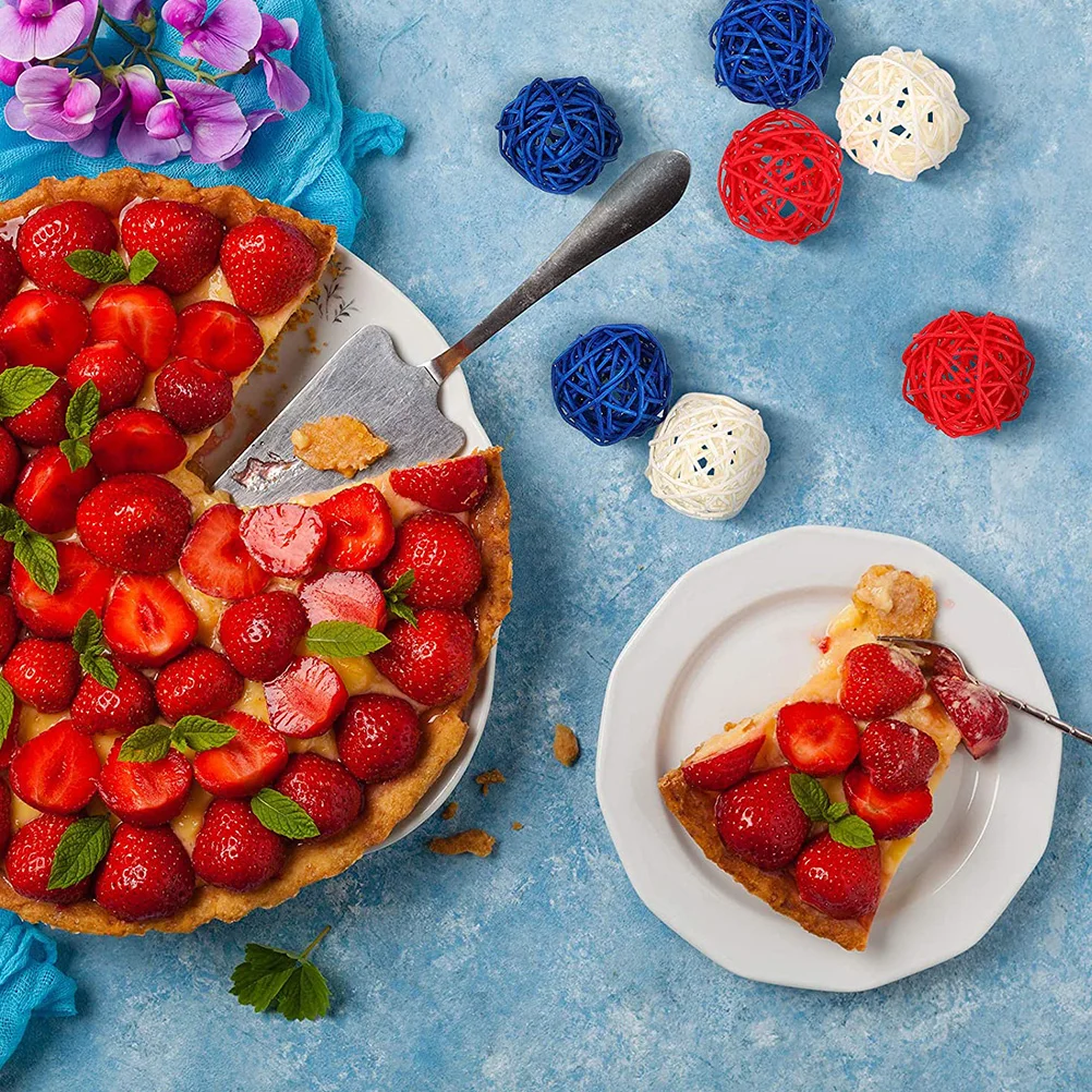 

15Pcs Rattan Woven Ball Decor 6Cm Premium Natural Craft for Independence Day Party Decoration DIY Scene Layout Ornaments