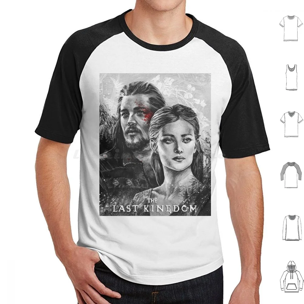 Uhtred And ? Thelfl ? D T Shirt Cotton Men Women Diy Print Uhtred Aethelflaed The Last Kingdom Tv Characters Illustaration