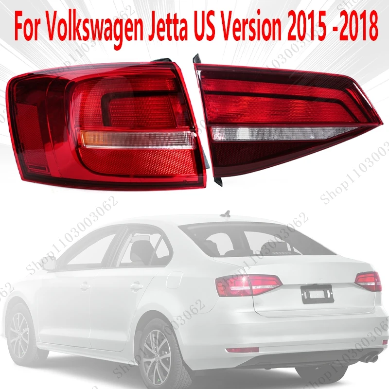 Tail Light Housing Without Bulb For Volkswagen Jetta US Version 2015 2016 2017 2018 Turn Signal Reverse Signal Driver