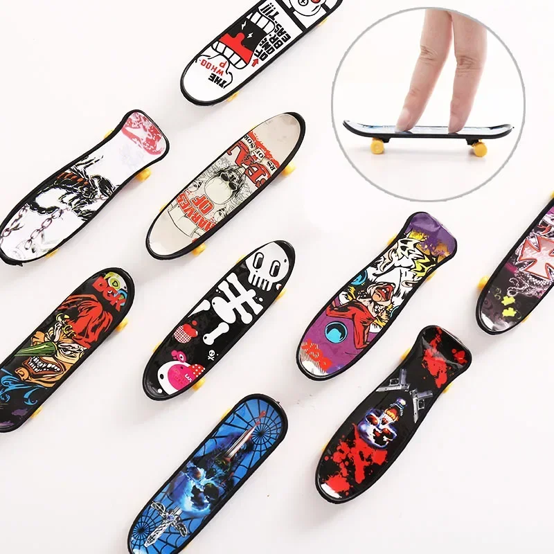 Children's Educational Fidget Toys Creative Fingertip Movement Mini Finger Skateboard Skate Boarding Kids Toy Random Color