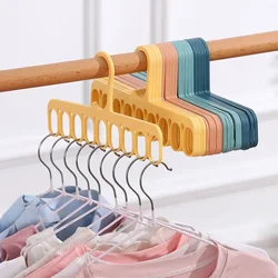 Clothes Hanger 9-Hole  Organizer Space Saving Hanger Multi-function Magic Hangers Scarf Clothes Storage