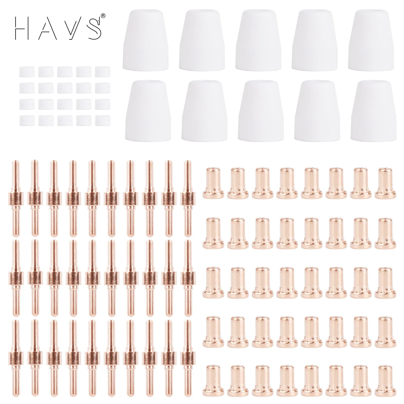 150/250pcs PT31 LG40 Plasma Cutting Consumables (Standard) Fit PT-31 CUT40 HYC45D HYC50D CUT50 PLC50D HYC410