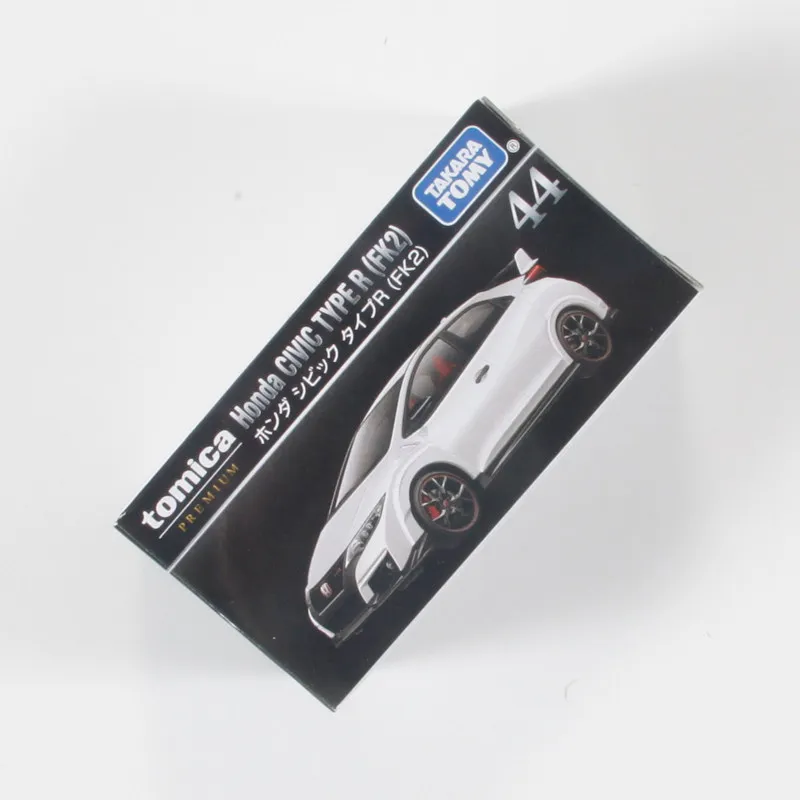 Authentic TAKARA TOMY Tomica Premium No.44 Honda Civic Type R FK2 1/64 Diecast Car Working Suspension Alloy Collectible Hobby Mo