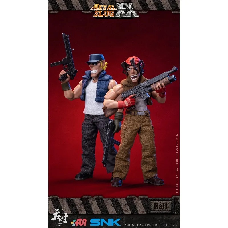 In Stock Tunshi Studio 1/12 Metal Slug KOF Figure Clark Ralf Leona Hyakutaro SNK Licensed Game Collectible Model Toy - view 5