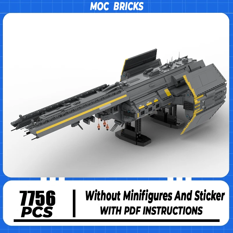 

Warship Model Moc Building Bricks Super Destroyer Ship Model Technology Modular Scene Block Christmas DIY Toy Holiday Gifts
