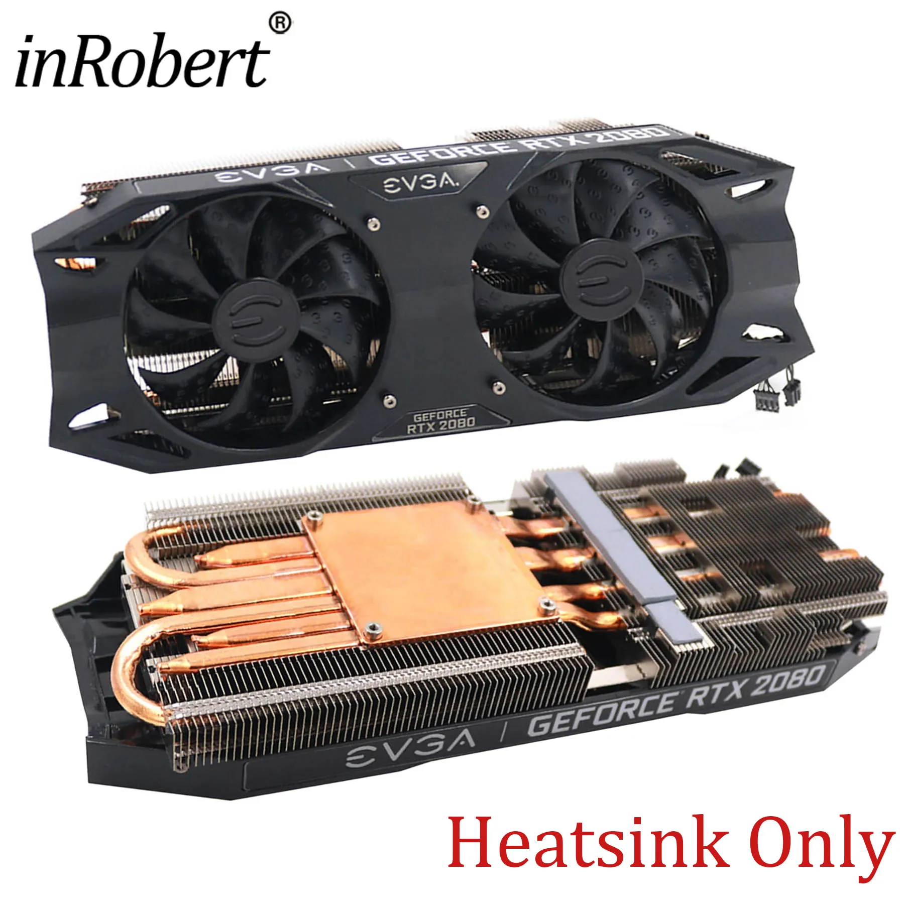 

RTX2070S RTX2080S Video Card Heatsink for EVGA RTX 2070 2080 Super KO Graphics Card Heat Sink with Middle Frame