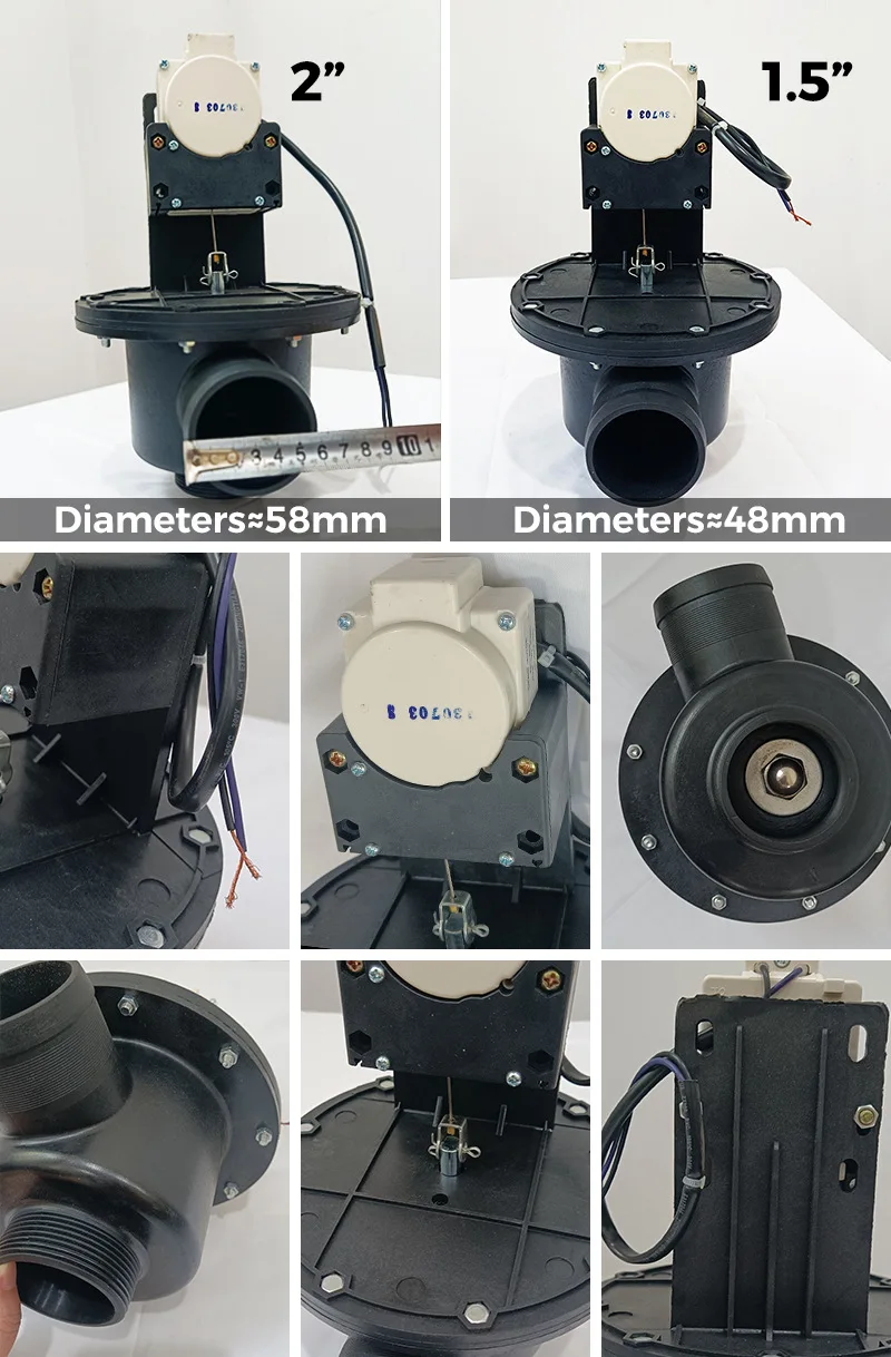 ملحقات الغسالة الأوتوماتيكية الصناعية آلة التنظيف الجاف صمام الصرف الكهرومغناطيسي الغسالة التجارية