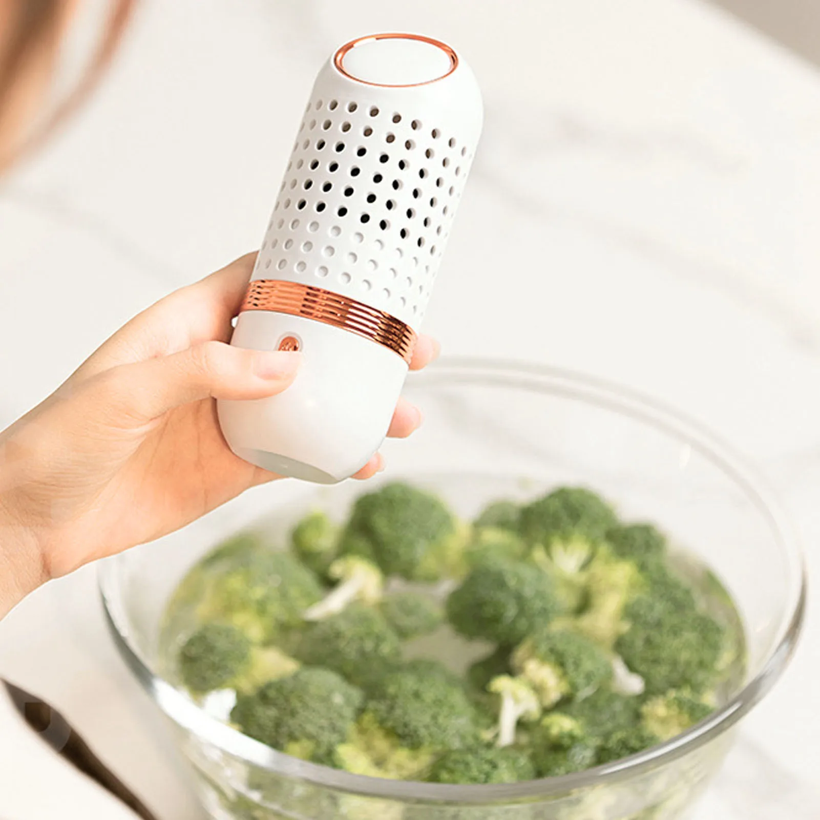 

Fruit and Vegetable Washing Machine IPX7 Waterproof Portable Wireless USB Rechargeable Food Purifier for Rice Food