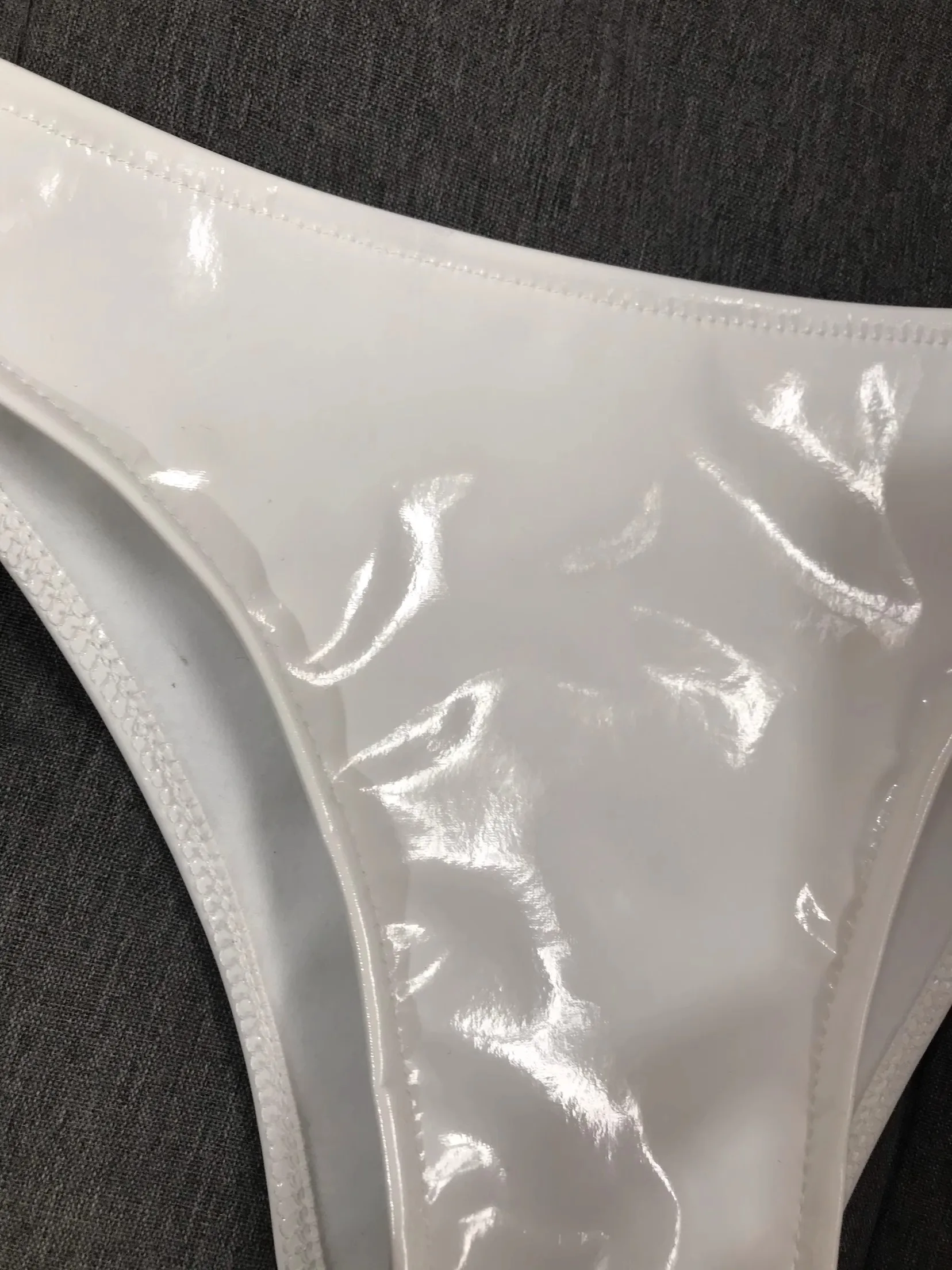 ملهى ليلي بار جوجو المغني DS الرائدة أداء الرقص فستان مثير تنوعا مطاطا ورنيش الترا منخفضة الخصر عالية شوكة السراويل