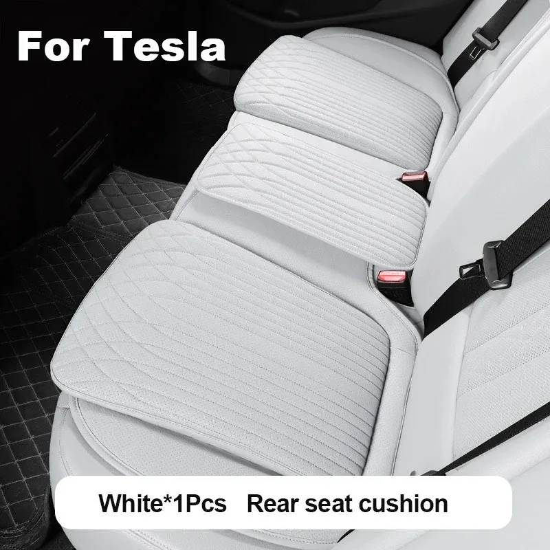 

Для Tesla автомобильная подушка из кожи наппа дышащая нескользящая автомобильная подушка для сиденья с высоким отскоком подушка для сиденья четыре сезона универсальное автокресло