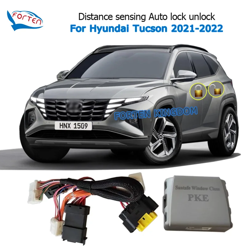 

Car Auto Intellect Distance sensing Door Lock Unlock Kit Module For Hyundai Tucson 2021-2022