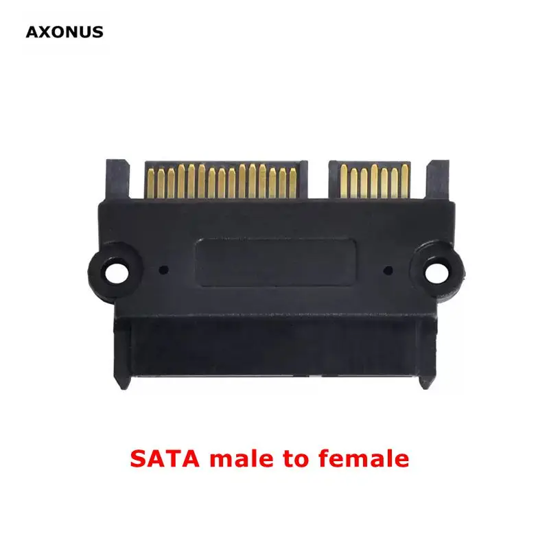 SATA Male to SATA Female 90 Degree Down Angled Gender Changer Connector Adapter for 2.5/3.5