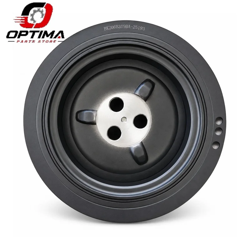 BU3Q6B319AA 1723700 Crankshaft Belt Pulley Vibration Damper for Ford Transit MK7 MK8 Ranger Citroen Relay Peugeot Boxer 2.2 HDi