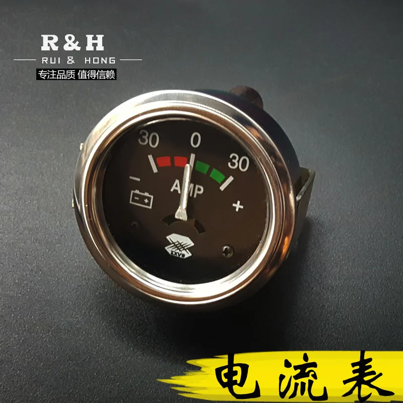 for Automobile generator set 12V24V voltmeter Ammeter Charging voltage indicator 30A Automobile instrument