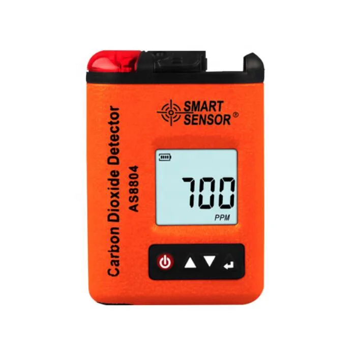 

Hot Sale Original Smart Sensor AS8804 Mini Portable Clip-on Digital Carbon Dioxide Detector CO2 Gas Concentration Tester