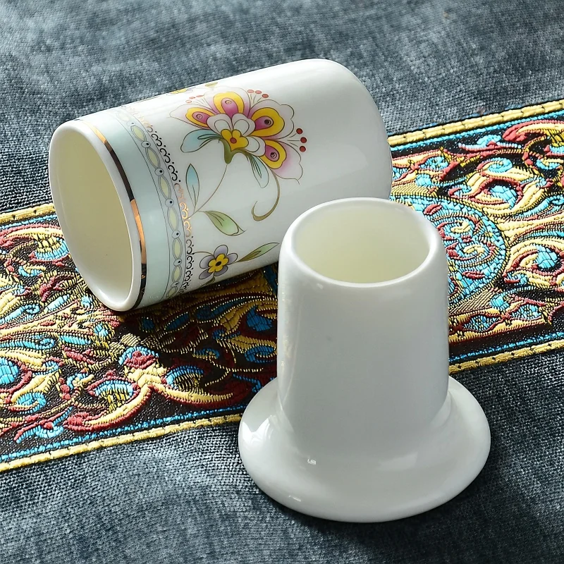 Fine bone china toothpick holder, ceramic toothpick lot box, toothpicks decorative, household item, tooth pick case, tooth box