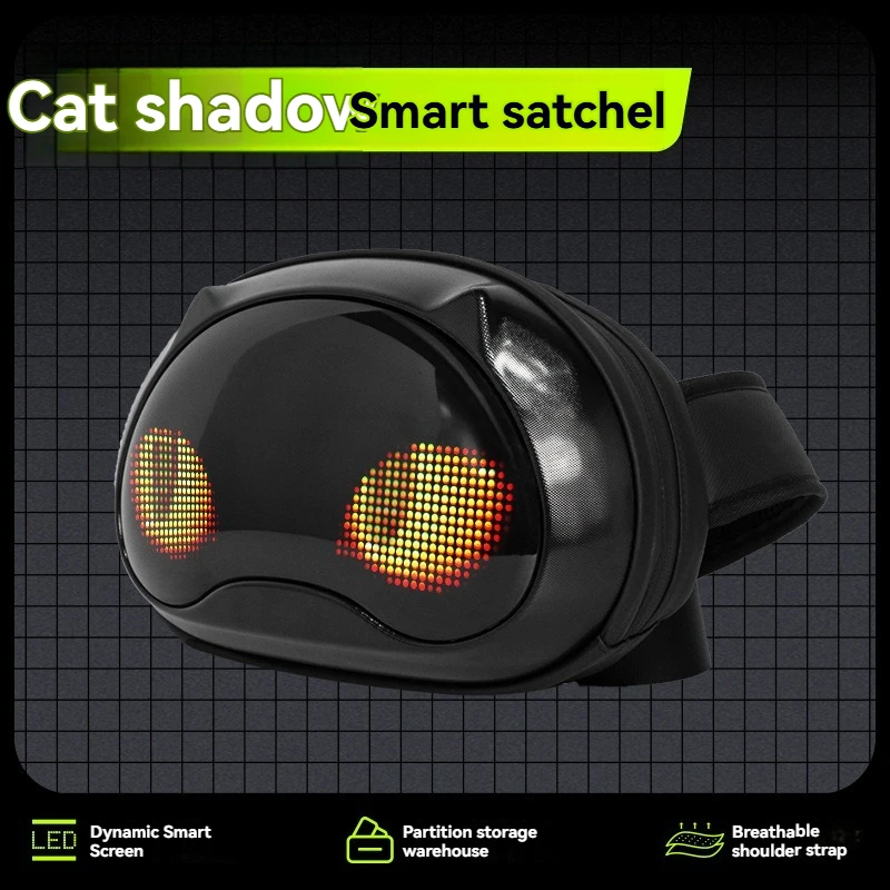 

Нагрудная сумка со светодиодным умным дисплеем, праздничная сумка через плечо, дорожная сумка через плечо, водонепроницаемая сумка через плечо, спортивная водонепроницаемая сумка, дорожная сумка