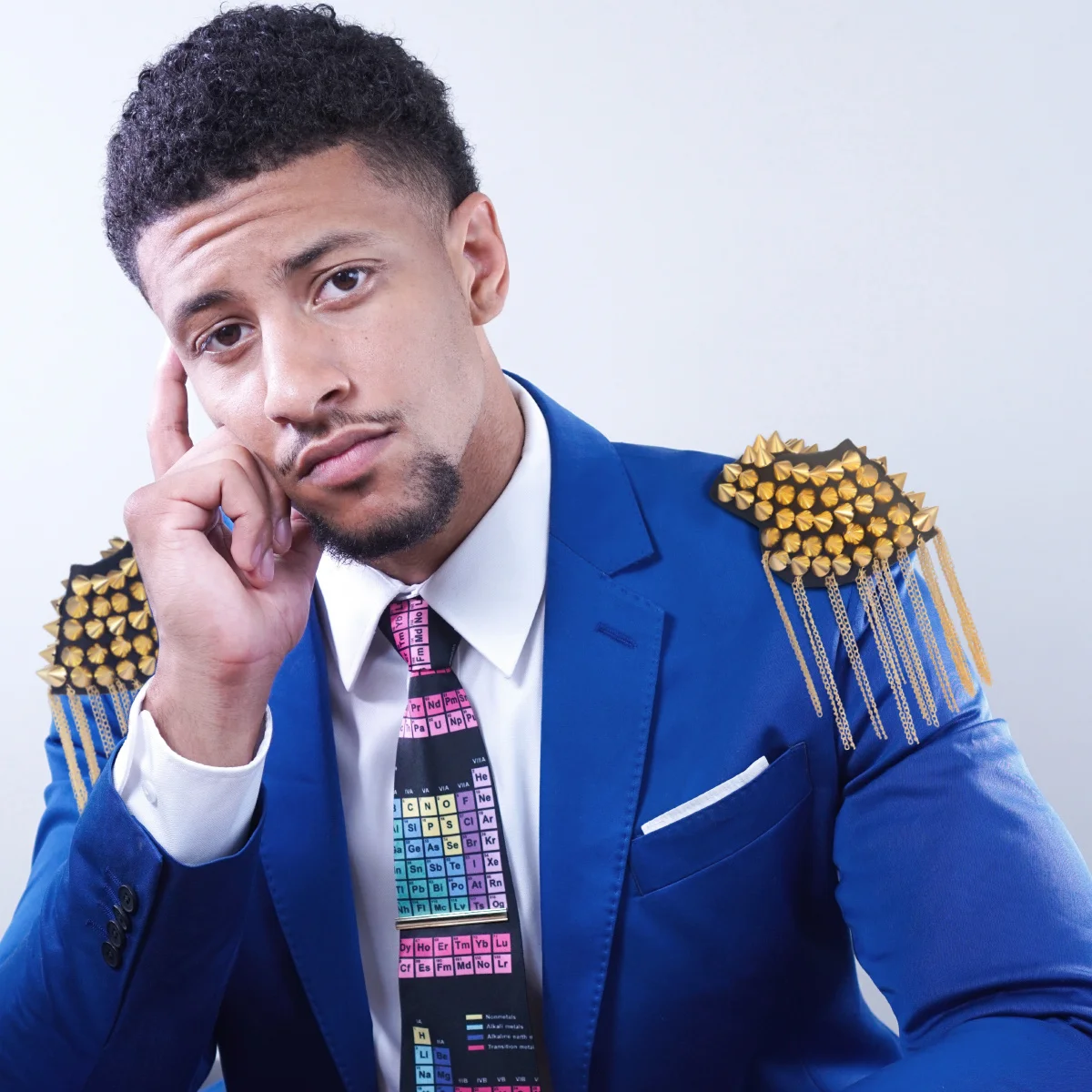 1 زوج الرجعية شارة برشام شرابة سلسلة الكتفية الكتف مجلس الديكور لزي عسكري فستان بتصميم حالم حفلة الحرف اليدوية الخياطة #1