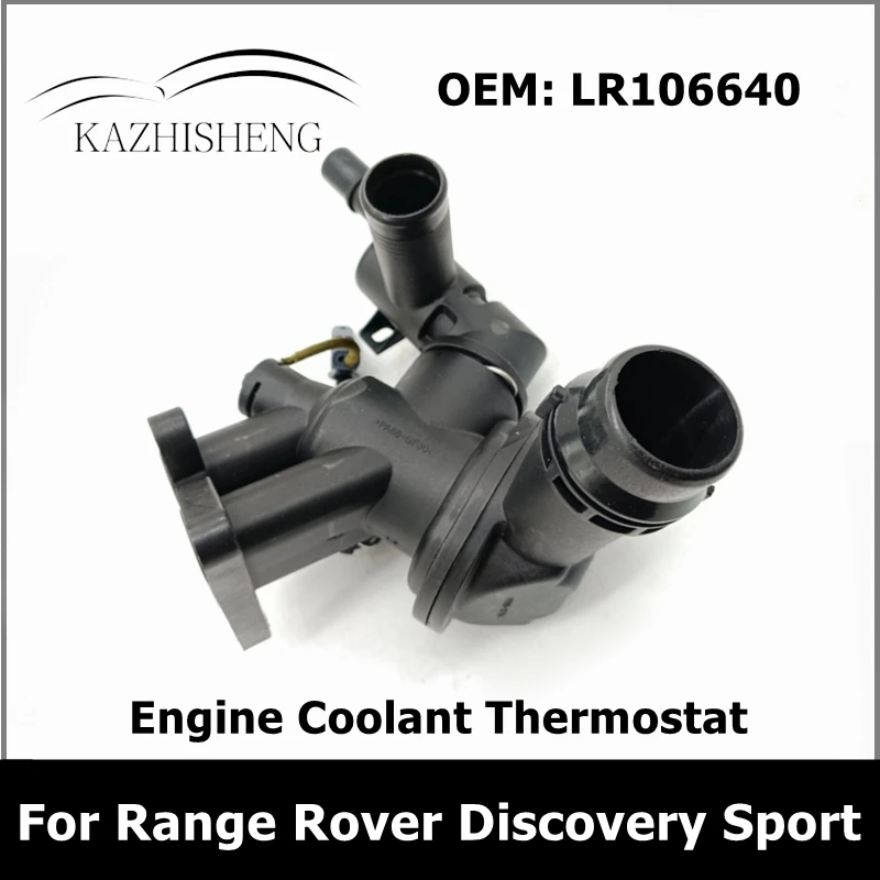 

LR106640 Car Engine Coolant Thermostat Housing for Range Rover Discovery Sport Discovery 5 2.0 L538 Aj200 JDE39956 JDE39011