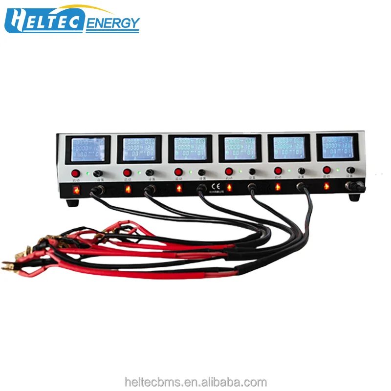 Multi-functional Battery Repair Instrument 6 Channels with Display Battery Analyzer NiMH Battery Tester 7-23V Per Channel