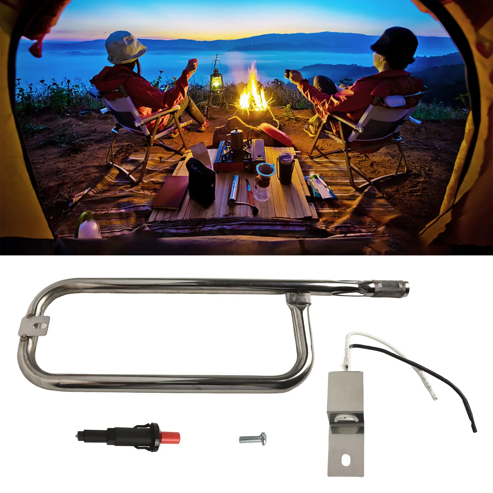 

BBQ Grill Accessories Grill Tube Bbq Accessory For Weber Grills Applicable Gas For LPG Fits For Weber Q Models For Weber Q2000