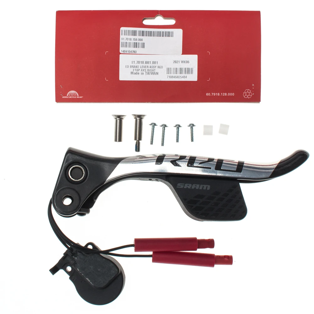 SRAM ED BRAKE LEVER ASSEMBLY (PADDLE AND ELEC POD) RED ETAP AXS DISC RIGHT  11.7018.081.001