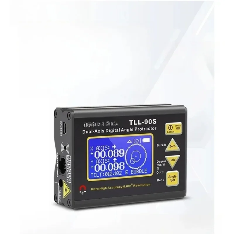 Electronic Angle Ruler High Precision 0.005 Magnetic Biaxial Digital Display Inclinometer