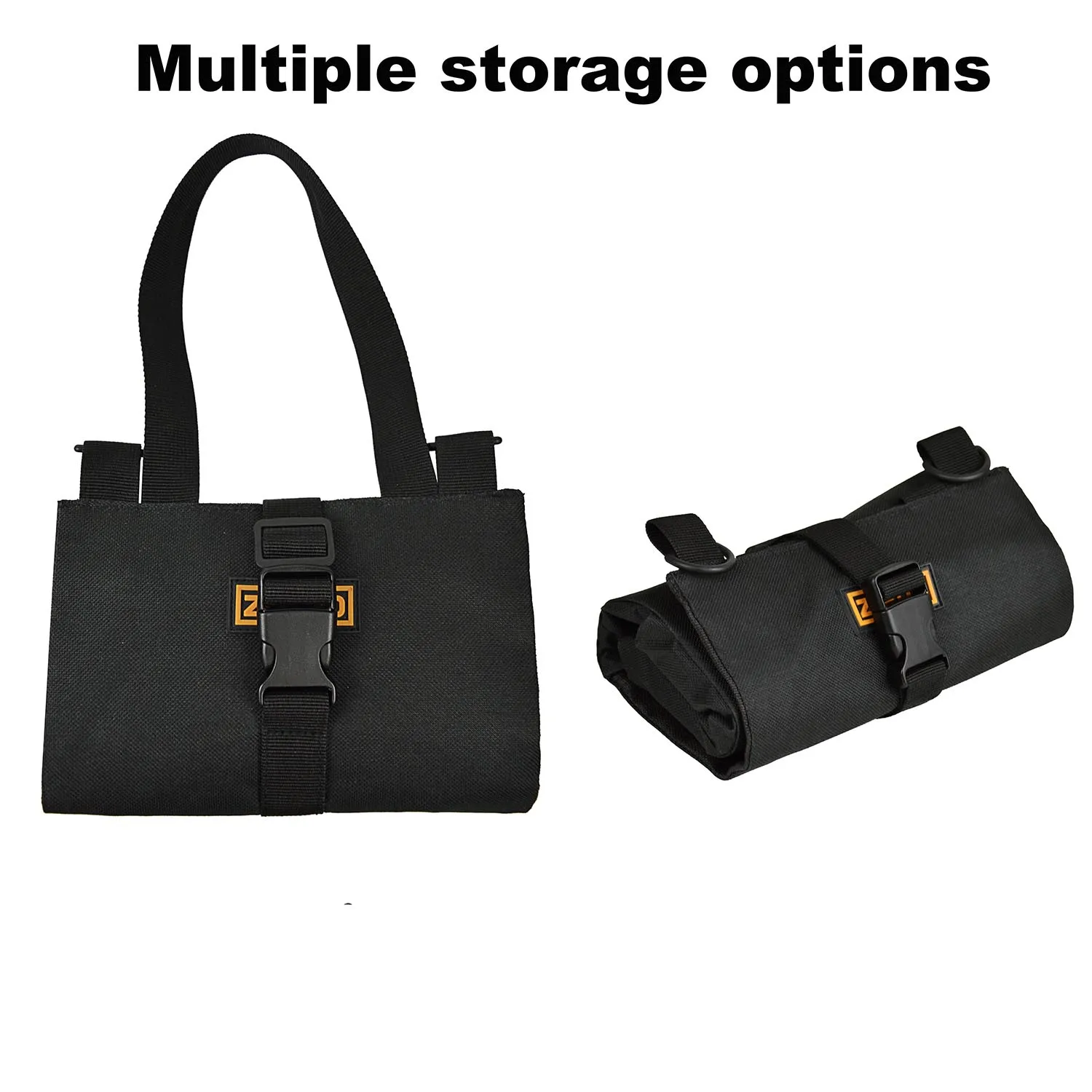 ZIBOO C20 Heavy Duty Portable Foldable Roll Up Tool Bag Great for Test Accessories Storage