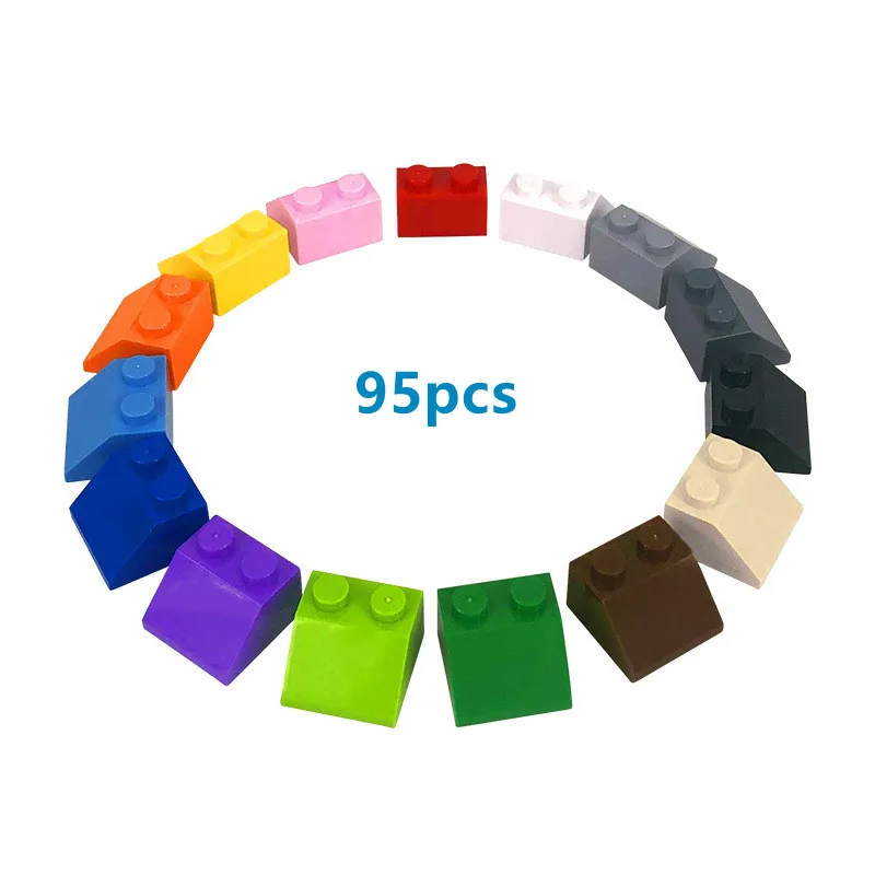 

95pcs DIY Building Blocks MOC Small Particle Figure Bricks Parts Tile 2x2 Compatible With 3039 Educational Toys for Children