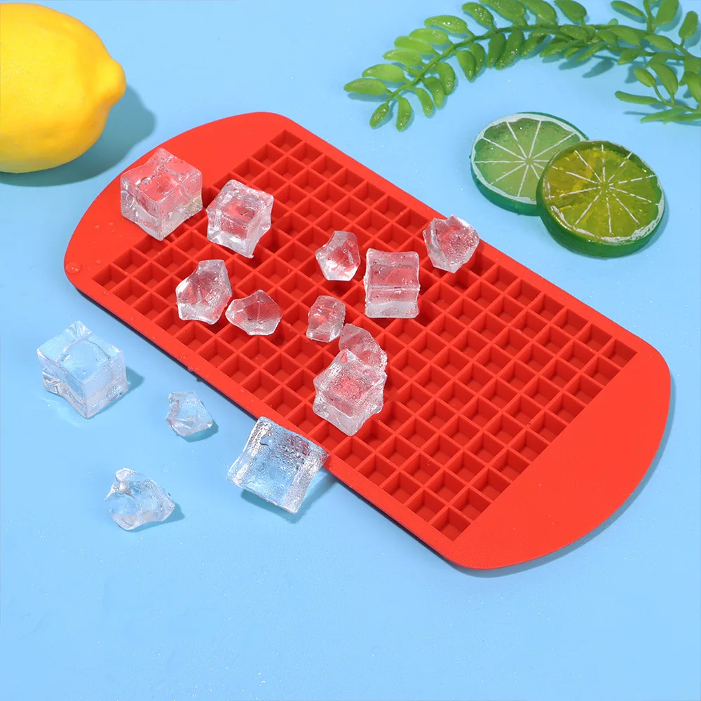 Ice Cube Tray 160 Grids Silicone Fruit Ice Cube Maker DIY Creative Small Ice Cube Mold Square Shape Kitchen Accessories 2023 new