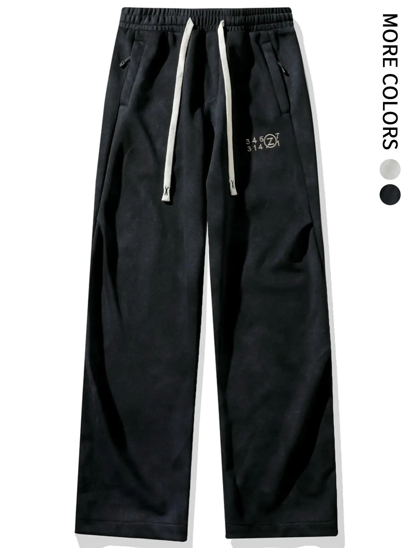 

1 Piece of Men's Regular-Style Sports Casual Pants with Drawstrings, Knitted Trousers, Suitable for Daily Casual, Dating, Climbing, Street Basketball, Fitness, Multi-Scenario Matchinging, Suitable for All Seasons