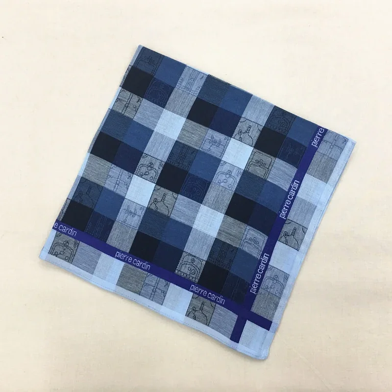 43 x 43CM Pure Cotton Men's Handkerchief Handkerchief Square Scarf
