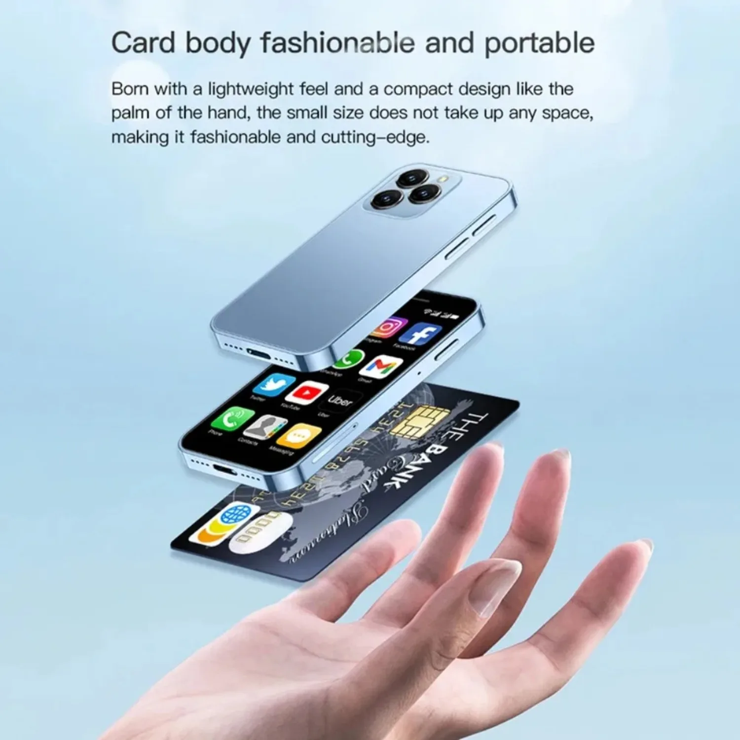 SOYES XS18 Pro Max Mini Smartphone 4G WIFI 4.3“ 2GB+16GB HD Screen Dual SIM Quad Core Processor Android Google Play Store Phone