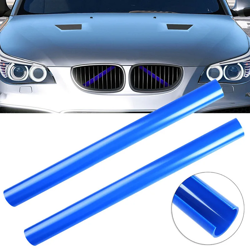 Car Front Grille Trim Strips Cover Frame Sticker For BMW F30 F31 F34 GT 320i 328i G30 G31 G01 G02 G05 F25 F26 F20 116i 118i 120i