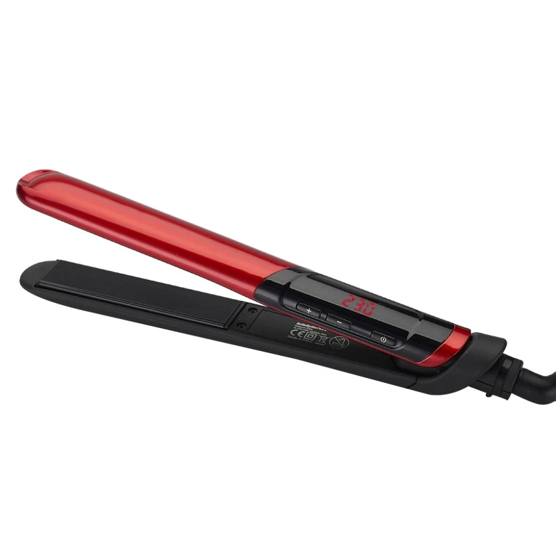 

Ceramic Hair Straightener LED Display Pro Flat Iron Curl and Straight Hairstyle Beauty Hair Straightening Irons Salon Tool