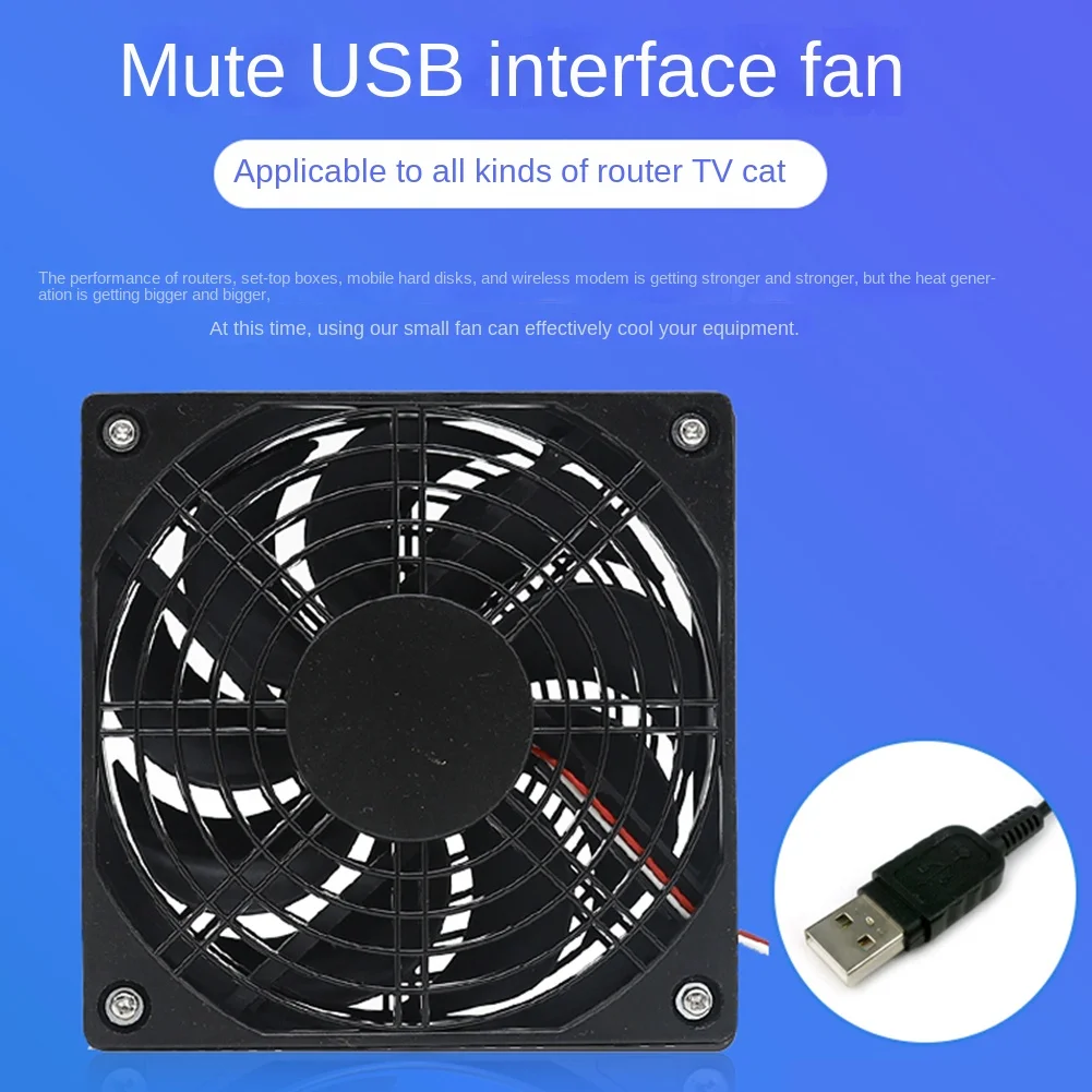 

A10I Mini Cooling Fan for Android TV Box Computer Cooler Set Top Box Router TV Box Cooler USB Power Radiator