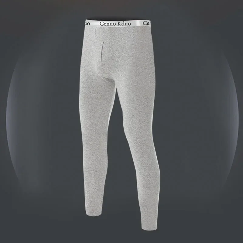 Men Thermal Underwear Skin-Friendly Render Pant Winter Warm Long Johns Men\'S Soft Elastic Large Size Leggings Comfortable Tights