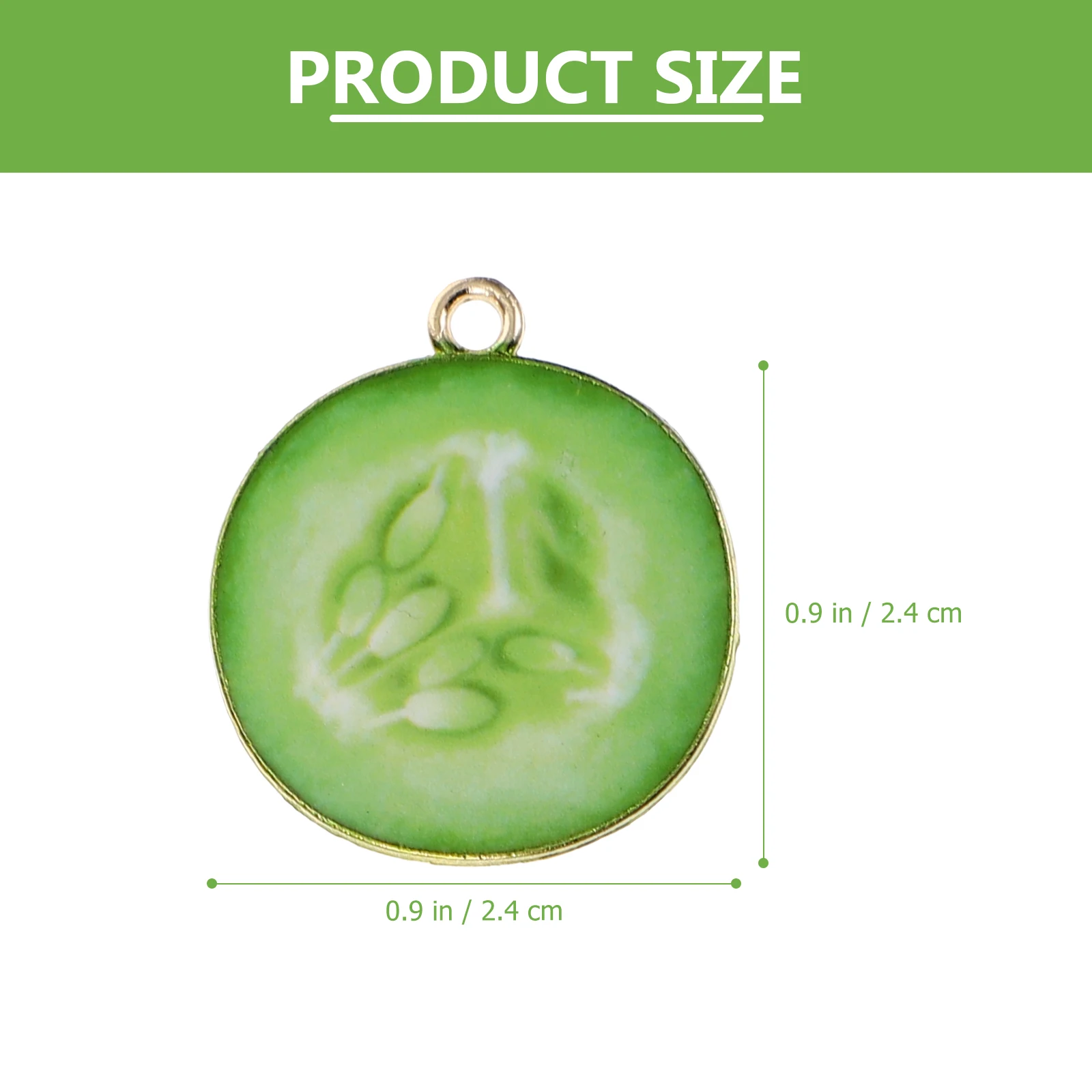 

24pcs Simulated Fruit Jewelry Alloy Charms Lightweight for Key Chain Earrings Bracelets DIY Decorations Pendant Accessories