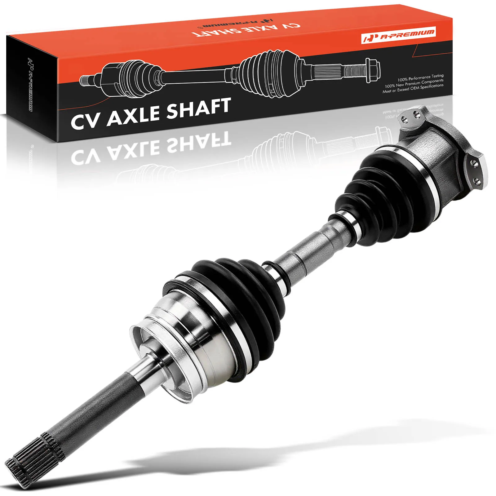 A-Premium Front CV Axle Shaft Assembly for Nissan Pathfinder 1996-2004 D21 1994 Pickup 1995-1997 Infiniti QX4 1997-2003