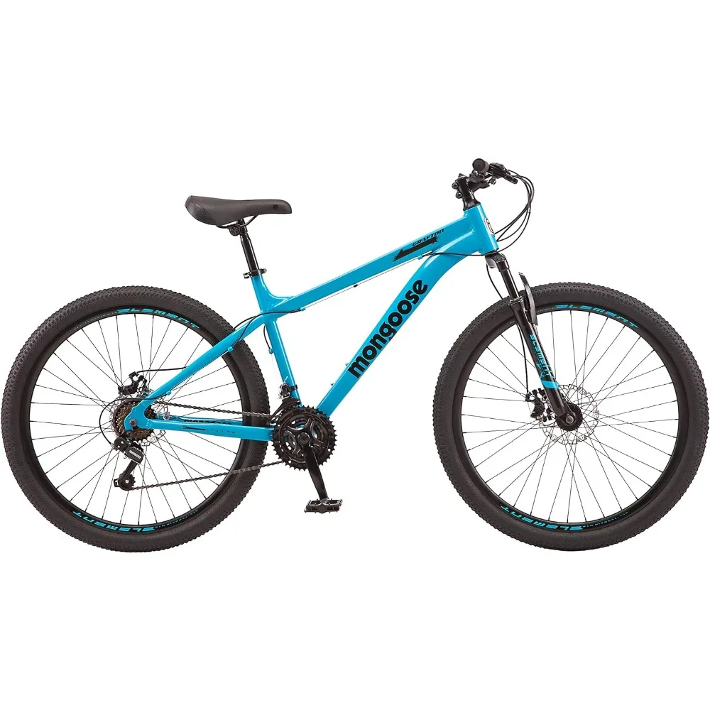 Grafton Adult Mountain Bike, Hardtail, 21-Speed Drivetrain, 17-Inch Aluminum Frame, 26-27.5-Inch Wheels