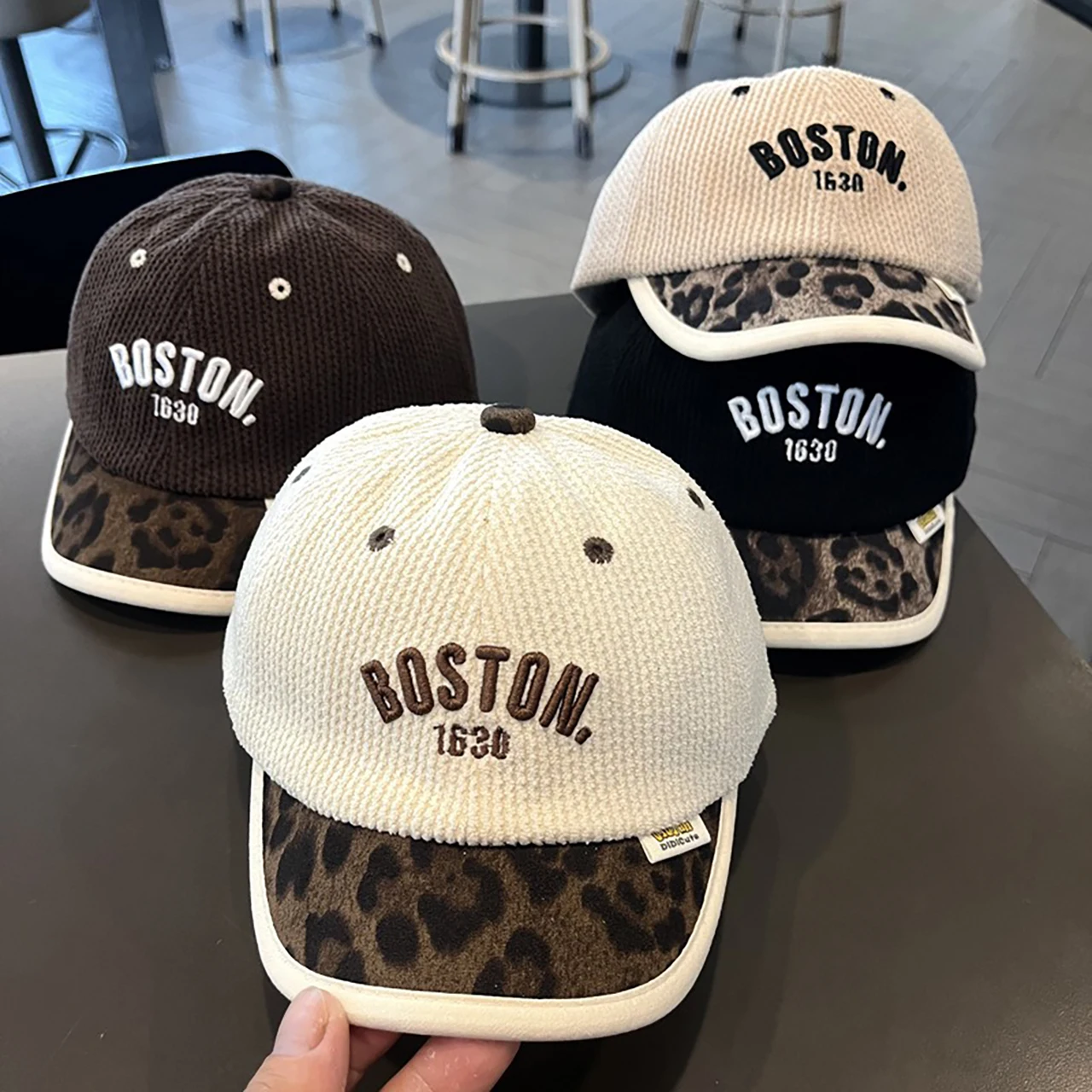 

Бейсболка с леопардовым принтом для мальчиков и девочек, солнцезащитный козырек для улицы, для малышей 8-36 месяцев, модная детская кепка с цветными вставками, детские шляпы от солнца