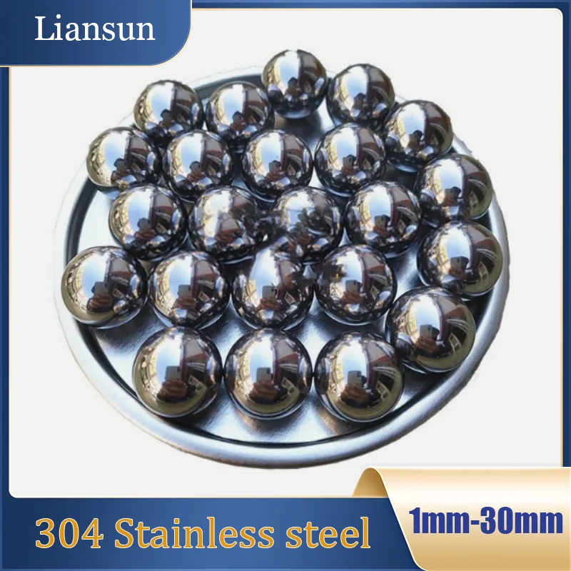 

1-30mm 304Stainless Steel High-Precision Bearing Steel Balls Solid Steel Ball BearingsDIY Components Wear-Resistant & Rust-Proof