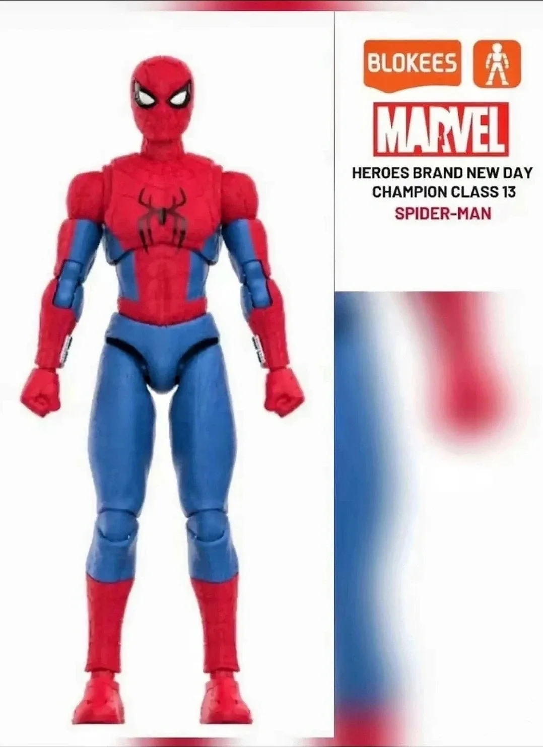 AUF LAGER Original Blokees Spider-Man Brandneue Actionfiguren Spielzeug Champion-Klasse Version Sammlermodell Bausatz Geschenke – Detail 2