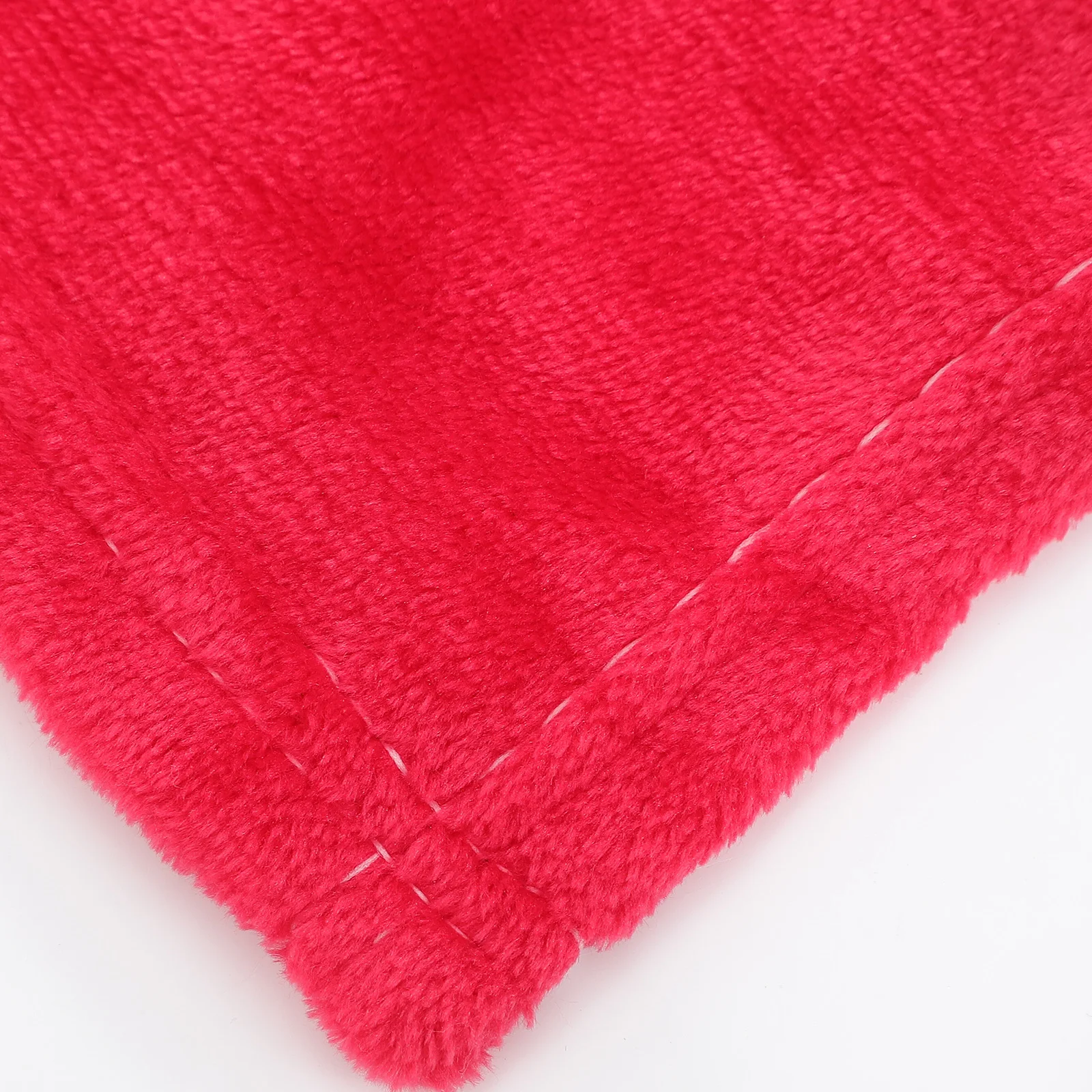 بطانية للحيوانات الأليفة بلون سادة، أحمر لامع، صوف ناعم من الفلانيل الحراري، مريح وخفيف الوزن، للاستخدام الدائري للعام #3