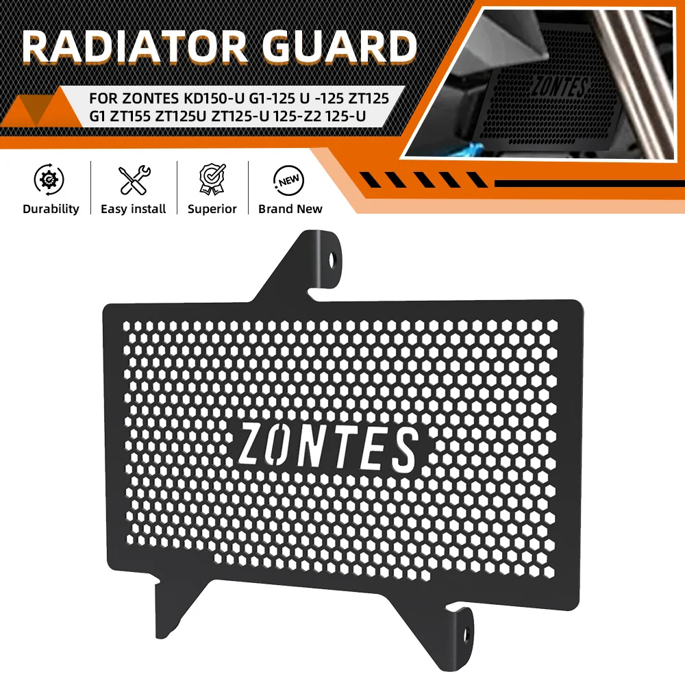 

For Zontes KD150-U G1-125 U -125 ZT125 G1 ZT155 ZT125U ZT125-U 125-Z2 125-U U1 Z2 Motorcycle Radiator Guard Grille Protector