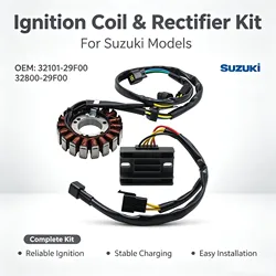 32800-29F00 Stator Coil + Rectifier Kit for Suzuki DRZ 400 400E 400S 400SM DRZ400 DRZ400E DRZ400S DRZ400SM 32101-29F00