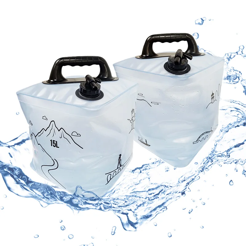 Deiris 13L Portable Camping Water Tanks Outdoor Travel Emergency Car Liquids Living Water Container Camping Water Bags