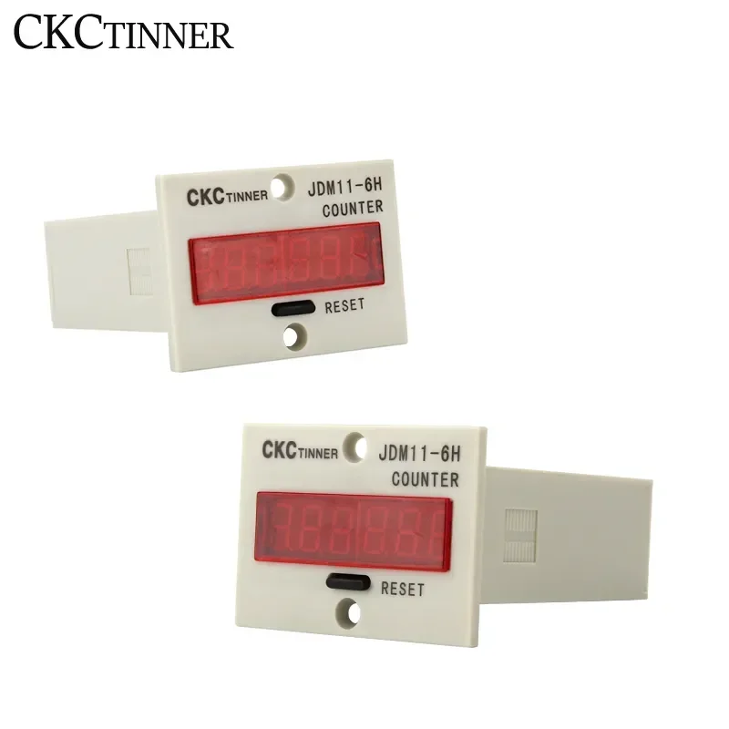 Digital Counter JDM11-6H Display Electronic Industrial Counter DC 12V 24V 36V AC 110V 220V 380V Proximity switch sensor count