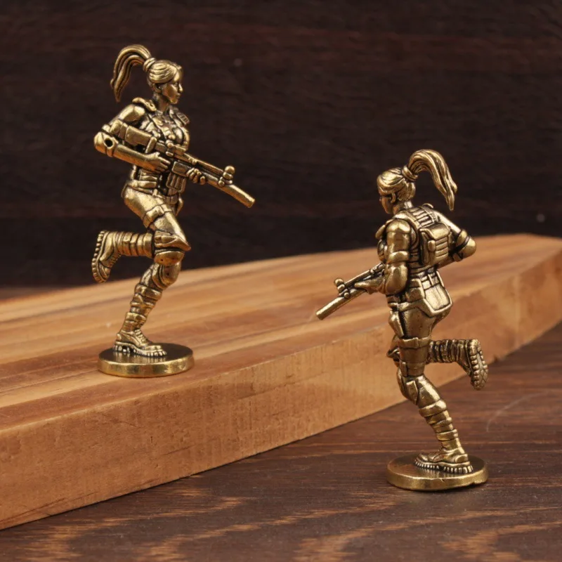 Special Forces Female Warrior Figure Home Decor Gift Ornament Craft Ornament
